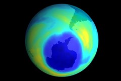 Infografía evolución agujero de Ozono